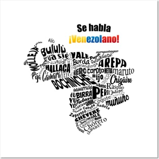 We speak Venezuelan - Word Art Posters and Art